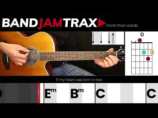 More Than Words - Extreme | EASY GUITAR LESSON | Scrolling Chords