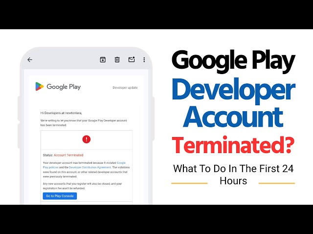 Google Play Developer Account Terminated? What to Do in the First 24 Hours | thewodmapps