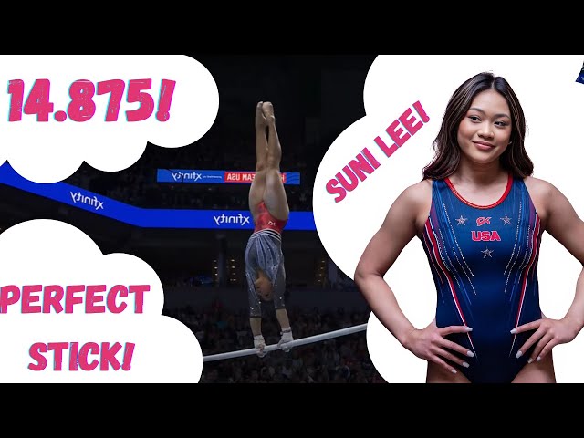 🤩 2024 Olympic Trials - Suni Lee's Uneven Bars Gymnastics routine