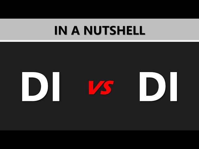 Dependency Injection vs Dependency Inversion