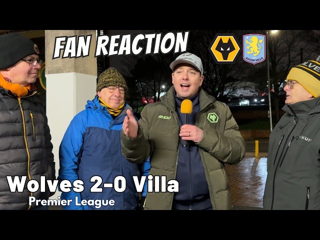 IT’S OFFICIAL 🥳 Wolves 2-0 Aston Villa  Instant Fan Reaction | Premier League