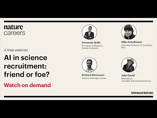 AI in science recruitment - friend or foe? | Nature Careers