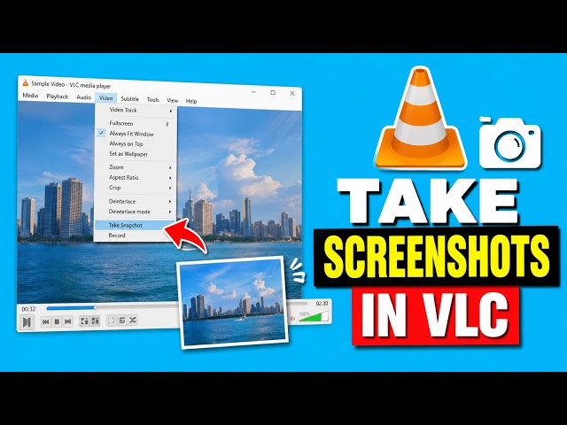 How to Take Screenshots in VLC Media Player (2026)