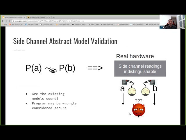 Roberto Guanciale - Validating Side-Channel Models for Computer Architectures