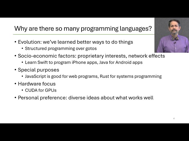 PLP 1.1-1.3: Introduction - Programming Languages and Why We Study Them