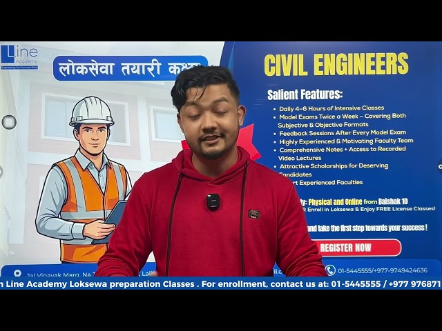 Loksewa Civil Engineering Classes 2083 | New Year Offer + FREE License Classes | Line Academy