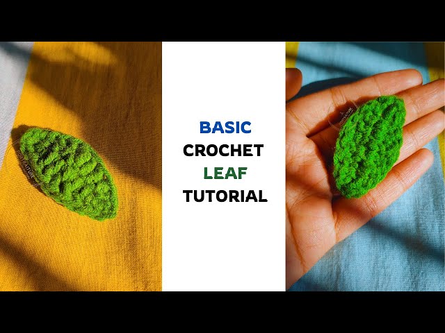 BASIC Crochet LEAF (পাতা) | SUPER EASY বাংলা TUTORIAL | STEP BY STEP DISCUSSION | Viral Content