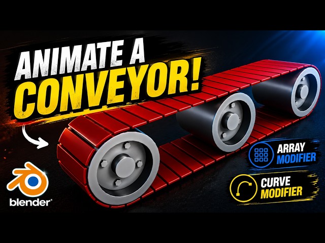How to Create a Conveyor Belt Animation in Blender