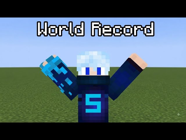 World record on Minecraft❤‍🔥