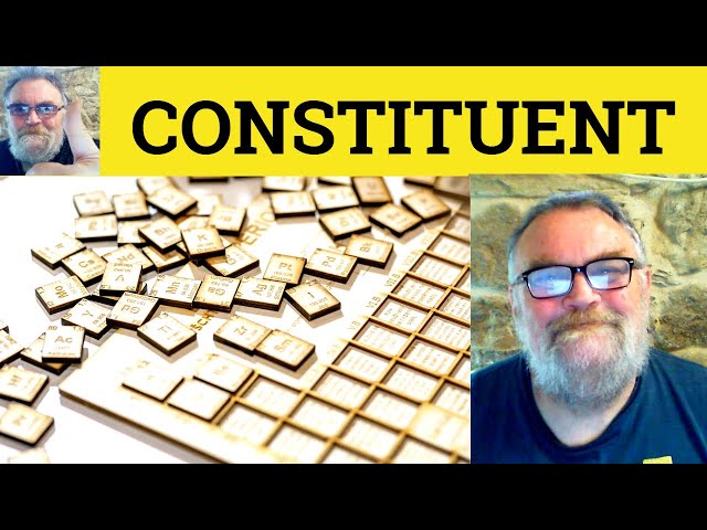 😎 Constituent Meaning - Constituent Defined - Constituent Definition - Constituent Means Constituent