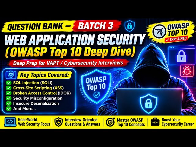 Cybersecurity Course Ep 3: OWASP Top 10 — Web App Security Deep Dive [English]