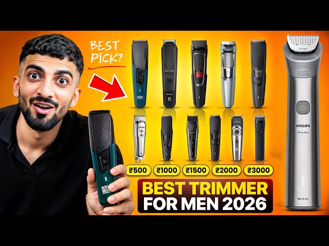 Best Trimmers for Men 2026 🔥 Best Trimmer Under 500 | 1000 | 1500 | 2000 | 3000 🔥 Best Trimmers f...