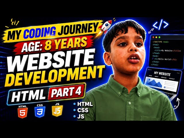 Web Development Kaise Sikhe? 🔥 HTML Part 4, CSS, JavaScript & Frontend Complete Roadmap 2026
