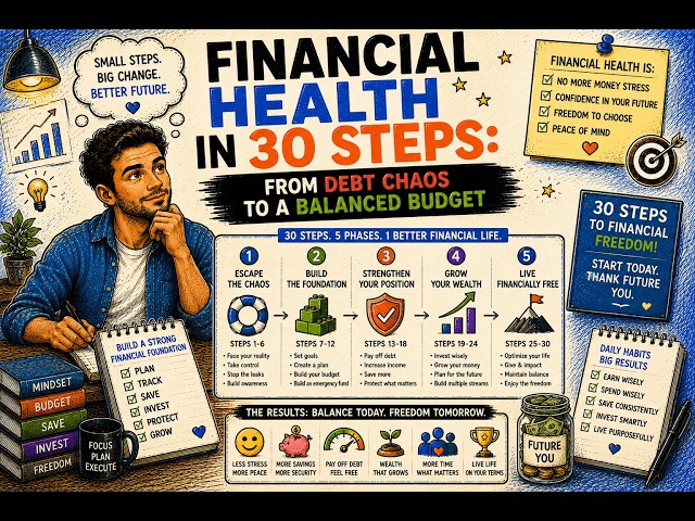 Summary: Financial Health in 30 Steps: From Debt Chaos to a Balanced Budget
