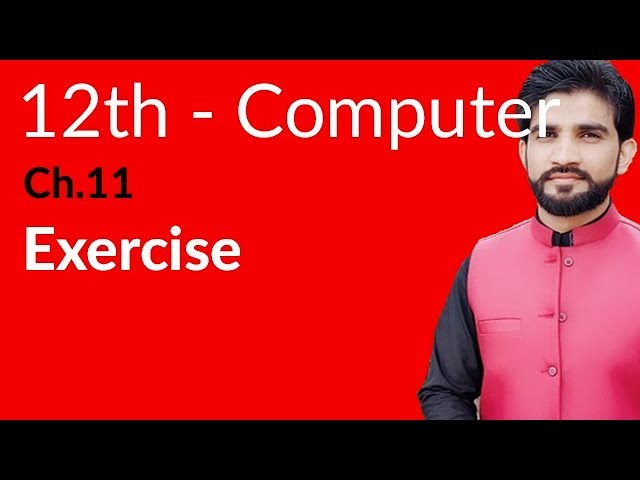 ICs Computer Part 2, Ch 11 - Exercise Fill In the Blanks - 2nd Year Computer
