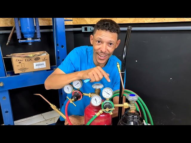 Como usar maçarico oxigênio e acetileno PPU