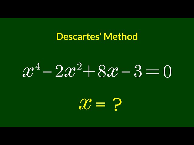 A Nice Algebra Problem | Math Olympiad x = ?