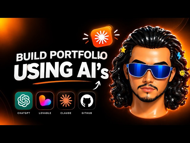 Build a Professional Portfolio Website with AI — No Coding | ChatGPT + Cloud AI + Lovable + GitHub