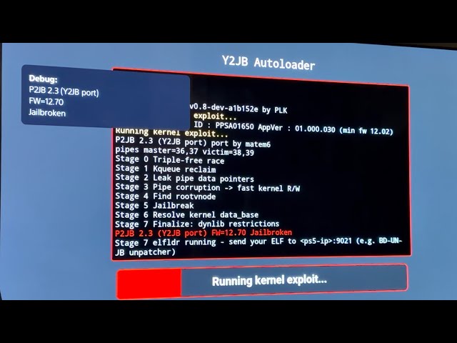 PS5 12.70 Jailbreak Y2JB + Autoloader
