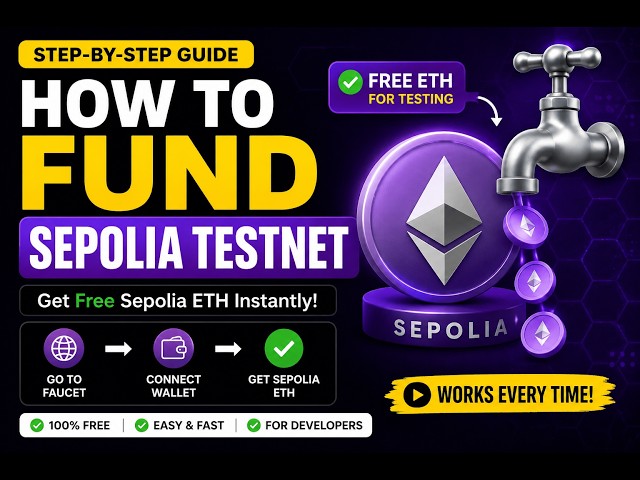 How to Fund Sepolia Testnet for FREE | Ethereum Testnet Faucet Tutorial