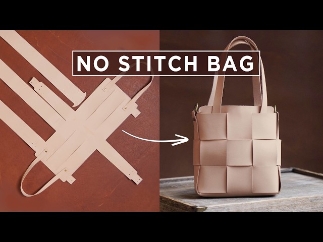 The EASIEST Leather Bag Pattern
