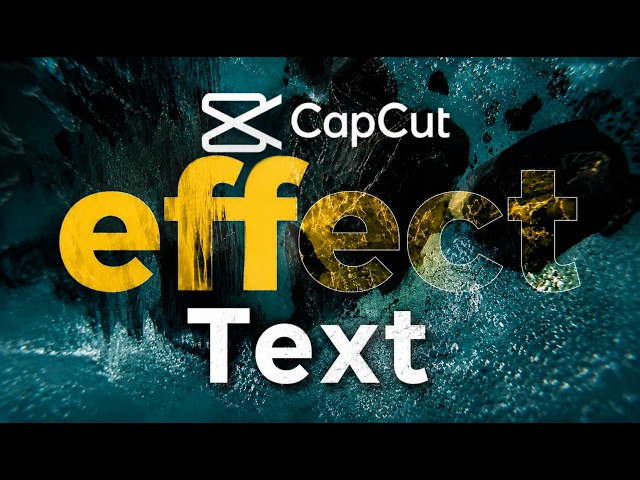 Capcut Text Effect Tutorial
