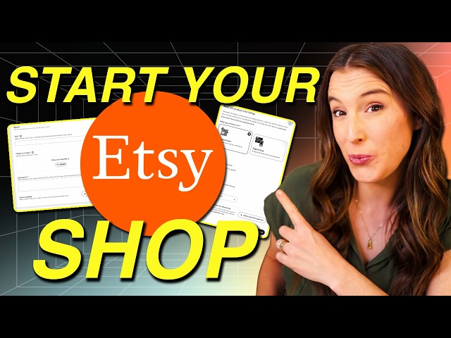 How to Start an Etsy Shop Step by Step in 2026 💻 (Etsy Shop for Beginners Setup Tutorial)