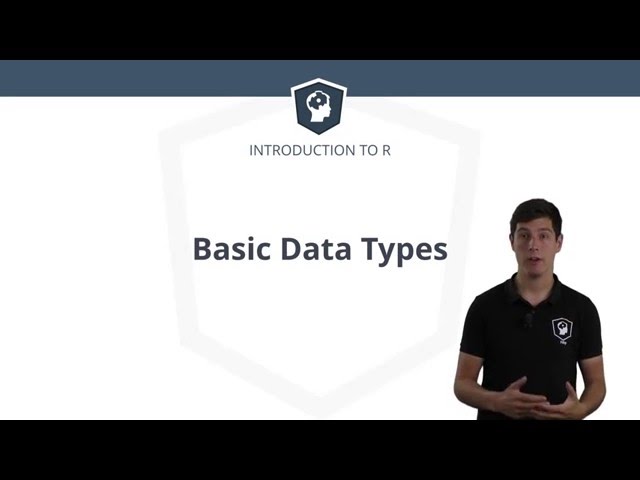 R tutorial: The basic data types in R
