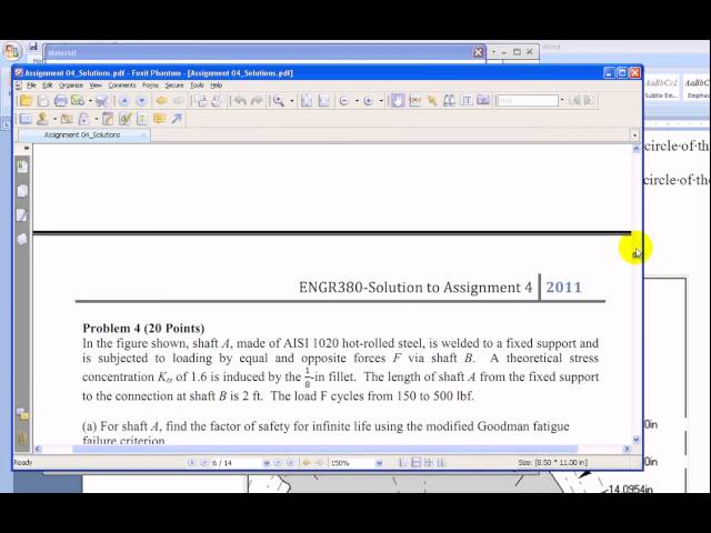 How to do Fatigue Analysis in Solidworks