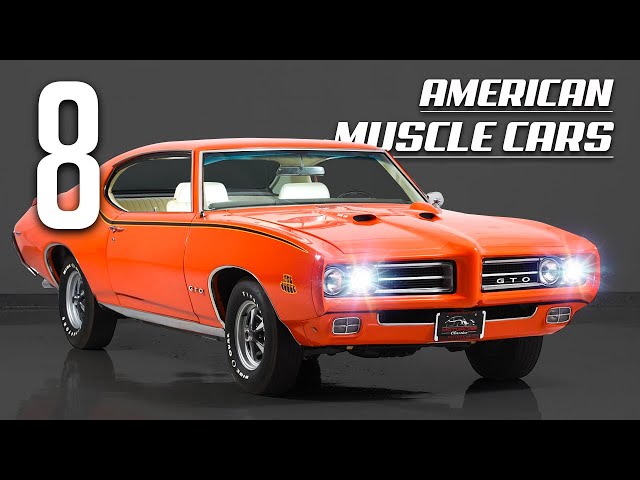 The 8 Greatest American Muscle Cars of ALL TIME