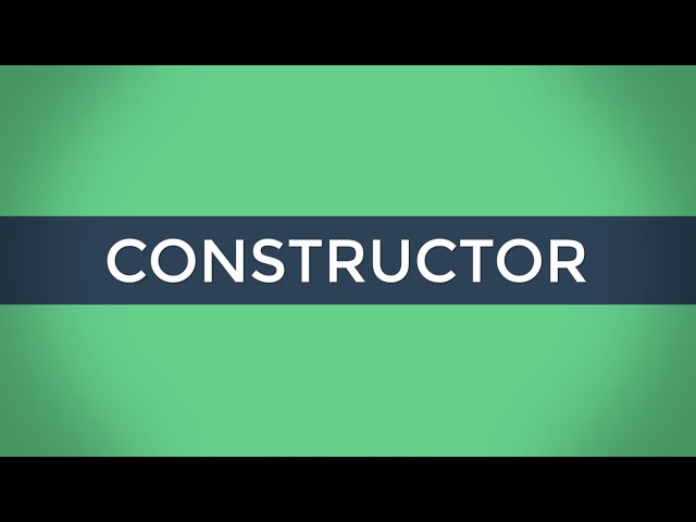 34 - Constructor in Java