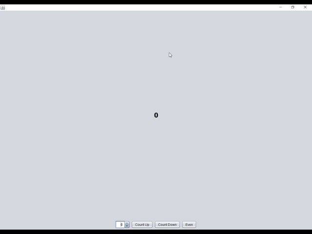 Number Patterns with GUI in JAVA - Part 1 Framework