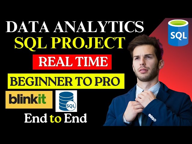 Blinkit Portfolio SQL Project for data analyst | End to end SQL portfolio project for free