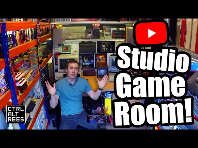 TINY Game Room / YouTube Studio Tour (2.3m x 2.9m / 7'6 x 9'6) - 2021 Update!
