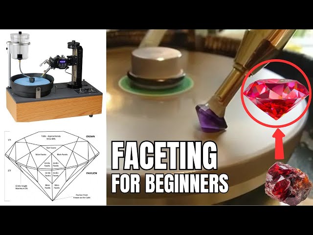 Faceting for Beginners: Transform Raw Gemstones into Masterpiece | #gemscutting #lapidary #foryou