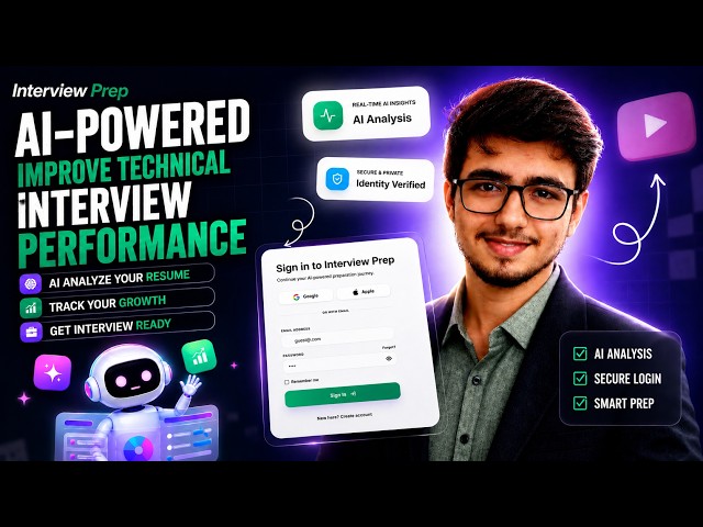 interivew prep,AI Interview Prep Platform | Full Stack Developer Portfolio Project