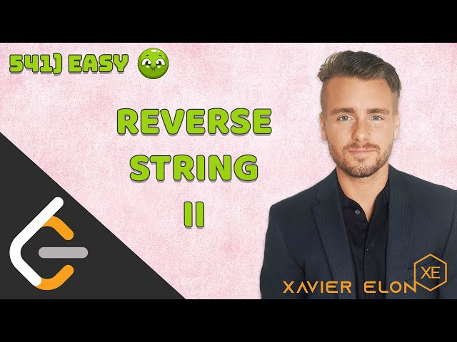 LeetCode 541 | Reverse String II | Algorithm Explained (Java)