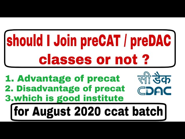 should i join precat / predac classes or not ?  all about sunbeam precat classes  #sunbeam #precat