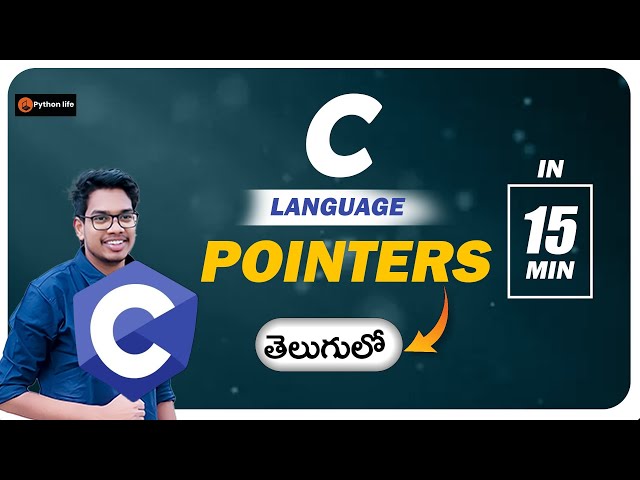 Pointers in c language Telugu