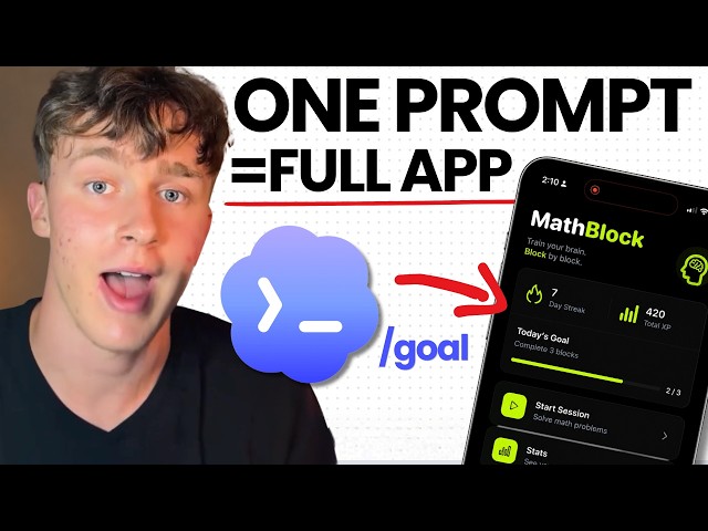 I Used Codex /goal to Build a Fully Working App, and the Result Was Insane...
