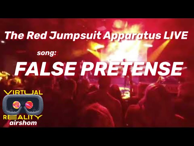 VR180 The Red Jumpsuit Apparatus LIVE - False Pretense Song