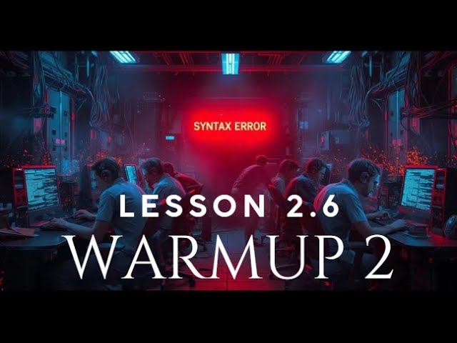 TechSmart Lesson 2 6 Warmup 2
