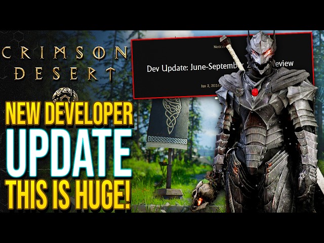 Crimson Desert Next Update Is Already Huge! New DEV Update & DLC NEWS