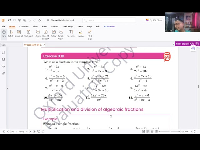 Gr 9 IG 260820 Algebra Fraction Change of Subject Formula