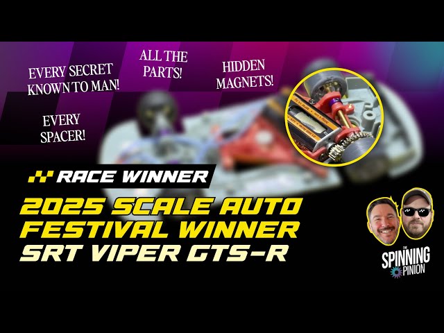 ScaleAuto SRT VIPER GTS-R Slot Car Racing Setup | 2025 Scale Auto Festival Race Winner