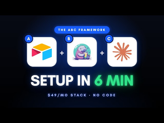 Set Up Claude + Airtable + Blotato in 6 Minutes (Content Automation Stack, No Code)