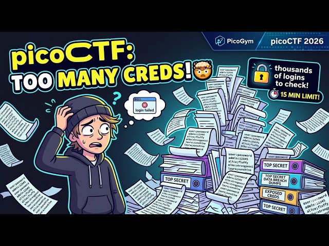 picoCTF Credential Stuffing Walkthrough: 15-Minute Solution with Parallel Techniques‼️