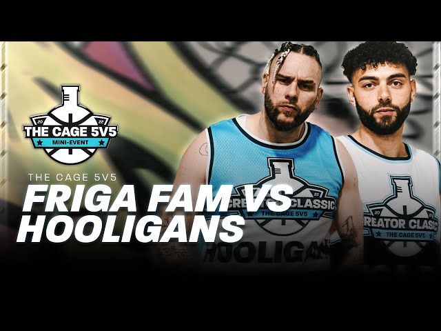 The Cage 5v5: HOOLIGANS vs FRIGA FAM for $50K (Creator Classic) | In The Lab