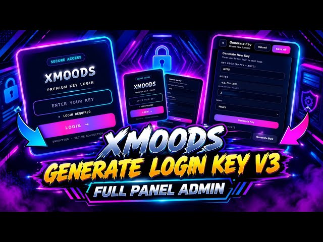 GENERATE LOGIN KEY V3 | FIRBASE LIFETIME | + PANEL ADMIN | TERBARU 2027
