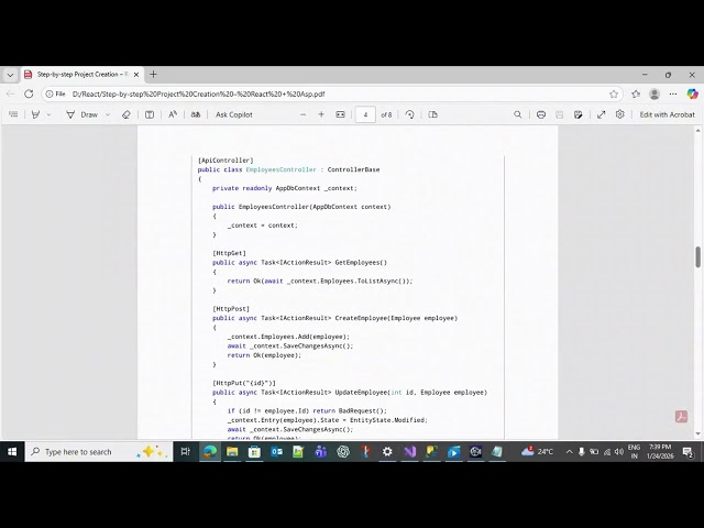 ASP.NET Core MVC CRUD Operation Using Entity Framework | Step by Step Part - 2
